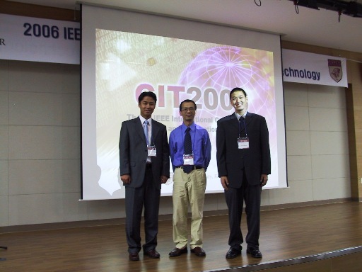 Dr. Wang and Justin Daniel